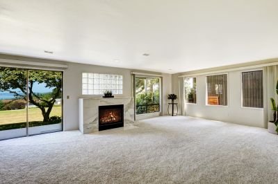 Carpeted Living Room