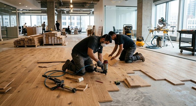 Commercial Hardwood Service detail