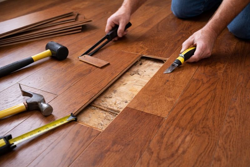Engineered Flooring Repair detail