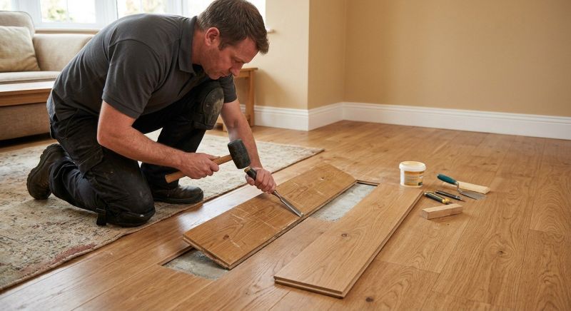 Engineered Flooring Repair detail
