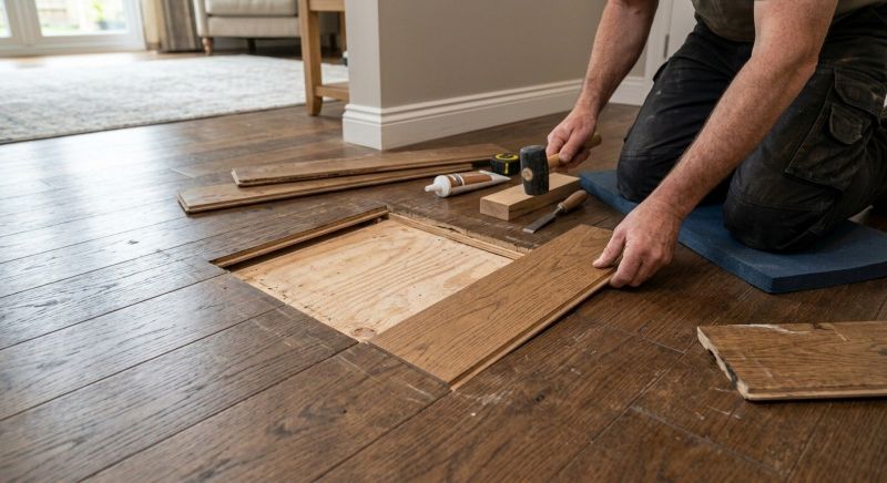 Engineered Flooring Repair detail