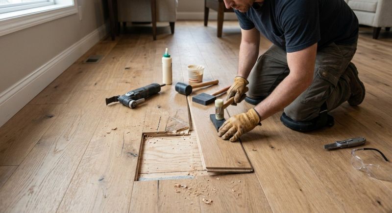 Engineered Flooring Repair detail