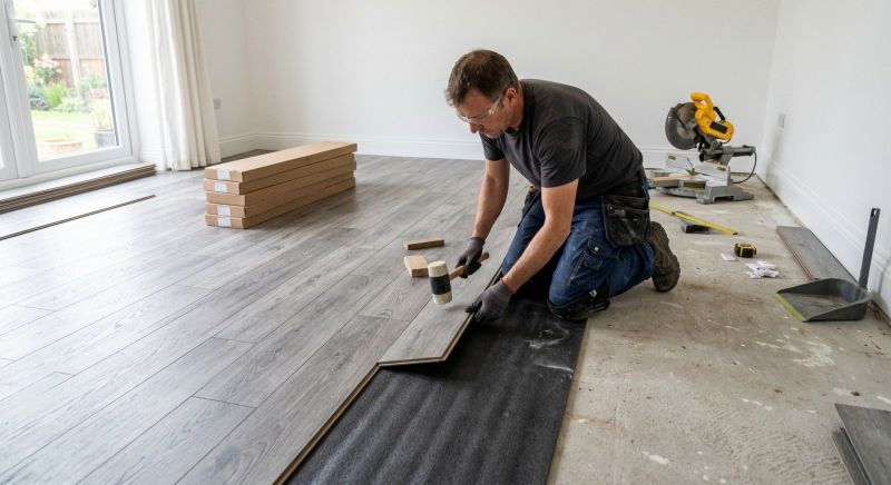 Laminate Floor Installation detail