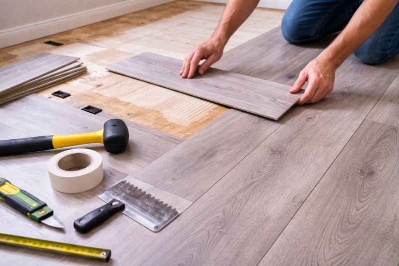 Linoleum Floor Installation detail