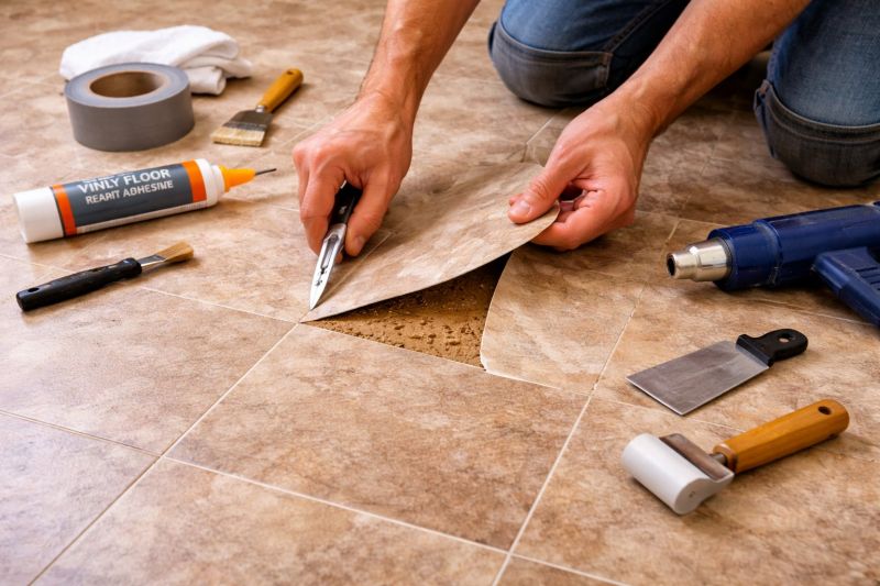 Sheet Flooring Repair detail