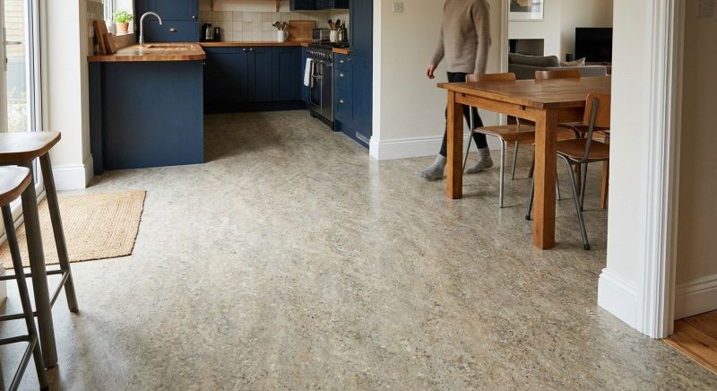 Sheet Linoleum Installation detail