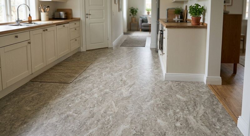 Sheet Linoleum Installation detail