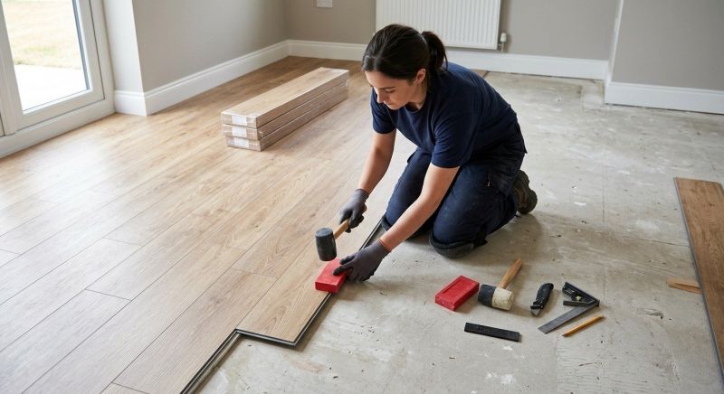 Vinyl Flooring Installation detail