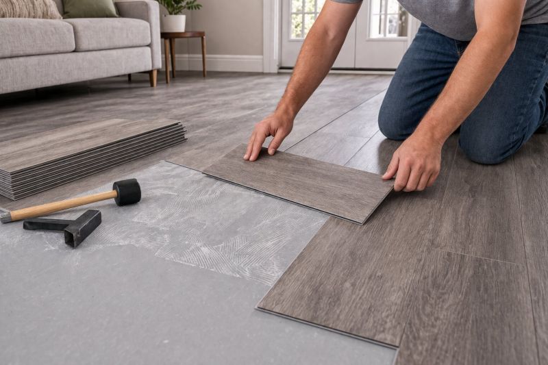 Vinyl Plank Floor Installation detail