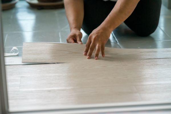 Vinyl Tile Floor Installation in Albany